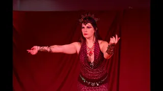 Nadežda Mäki - Red Nebula / Tribal Fusion Belly Dance Improvisation