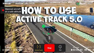 DJI Mavic 3 - How To Use Active Track 5.0 - Walking, Riding, and Driving - Tutorial