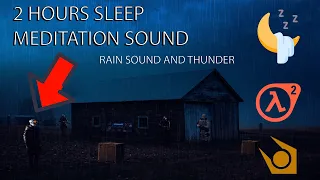 2 HOURS SLEEP! City 17 Ambient Sound WITH RAIN #HL2