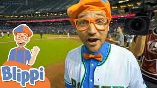 Blippi Visits a Baseball Stadium! | Learn About Sports For Kids | Educational Videos For Toddlers