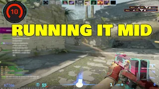 CS2 FACEIT LEVEL 10 *ROAD TO FPL* | MY RUNNING IT DOWN MID STRAT ALWAYS WORKS!