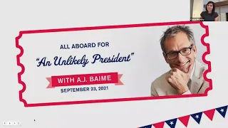 Whistle Stops: "An Unlikely President" with A.J. Baime