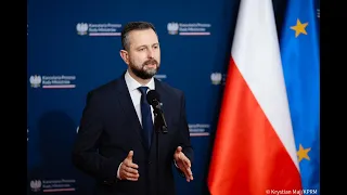 Wicepremier Władysław Kosiniak-Kamysz - podczas konferencji prasowej po posiedzeniu Rady Ministrów.