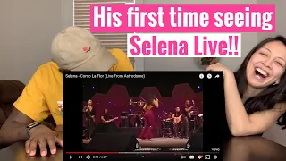 Selena Como La Flor Live From Astrodome (Couple Reaction)