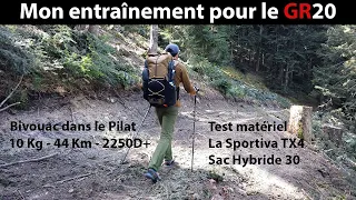 Entraînement GR20 : Test La Sportiva TX4 et sac ALD Hybride 30