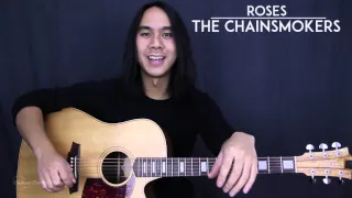 Roses The Chainsmokers Guitar Tutorial Lesson Acoustic