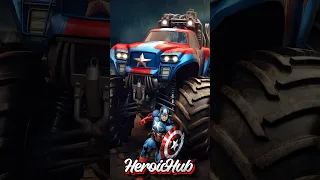 Superheroes But Monster Trucks