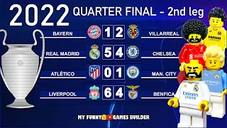 Champions League 2022 • Quarter-finals 2nd leg in Lego Football • road to UCL Semi-finals