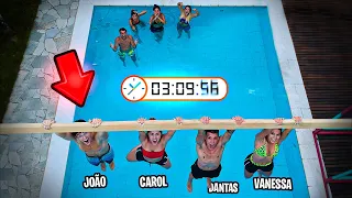 ÚLTIMO A CAIR NA PISCINA EXTREMO!! ( TIKTOKERS VS YOUTUBERS ) [ REZENDE EVIL ]