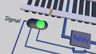 Railway signal and track circuit