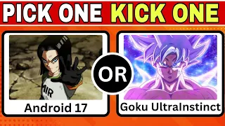 Pick One Kick One Dragon Ball Edition ! Goku , Vegeta , Android 17 & More .