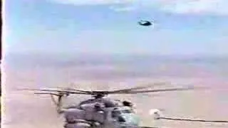 Helicopter inflight refueling mishap