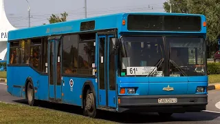 Поездка на автобусе МАЗ 103.С62 АВ 7214-3 036358 Маршрут 61а