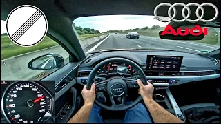 Audi A4 B9 45 TDI 231 PS Avant V6 Quattro German Autobahn (2020) POV Test Drive Onboard