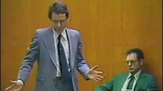 Various clips Ted Bundy at Kimberly Leach trial