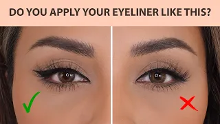 HOW TO APPLY EYELINER THE RIGHT WAY 2021 | NINA UBHI