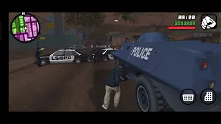 Getting the swat tank from end of the line(Gta San Andreas)
