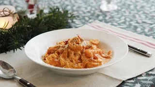 Shrimp Rose Pasta | Honeykki