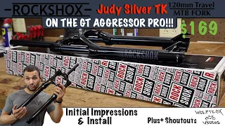 Rockshox Judy Silver TK 120mm Initial Impression and Install plus Coffee Shoutouts