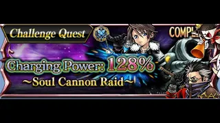 Squall Challenge Quest Ft. 0/3 Cait & 0/3 Auron - Charging Power: 128% [DFFOO]
