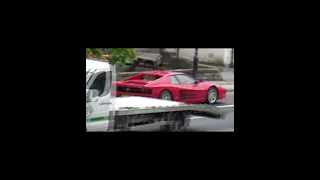 1990 FERRARI TESTAROSSA #shorts #supercarshorts #carshorts