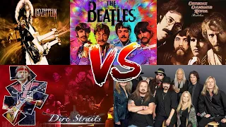 Dire Straits,Led Zeppelin,The Beatles,CCR,Lynyrd Skynyr Best Songs Playlist