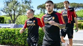 AS Roma training photos 04.05.2024 💛❤️ #asroma #roma #seriea #calcio @asroma @ToyotaItalia