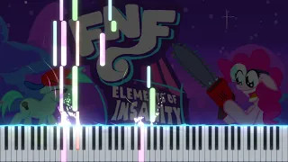 Friday Night Funkin' Cupcakes   Friday Night Funkin' Elements Of Insanity - Piano Tutorial