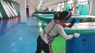 how are inflatable sup board made