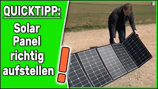 TIPP: Solar Panel aufstellen - ganz einfach! ☀️ Solar Tasche | Wattstunde Sunfolder+ 340W