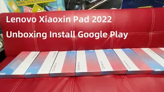 Lenovo Xiaoxin Pad 2022 10.6" 6/128GB Snapdragon 680 Tablet Android 12 Unboxing Install Google Play