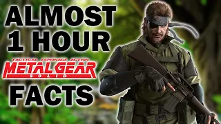 Almost 1 Hour of Useless Metal Gear Solid Series Facts