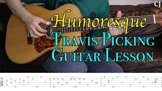 Humoresque - Chet Atkins (With Tab) | Watch & Learn Travis Picking Guitar Lesson