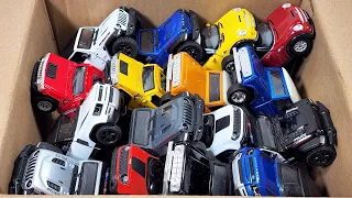 Box full of SUV Minicars Drive a Steep Hill ! Drive Test & Dispatched to the Slope !!