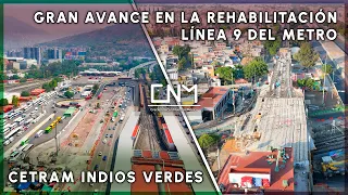 Avances de las siguientes etapas del CETRAM Indios Verdes,  Línea 1 y 9 del metro en CDMX, mayo 2024