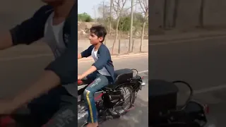 12 year old boy riding bullet