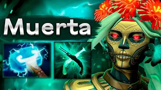 Очень крутая игра на Муэрте! - Muerta 7.33 DOTA 2