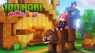 100 Hari Minecraft Bocil Dan Beruang!! Petualangan Awii and the Bear