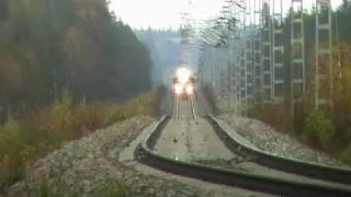 InterCity 78 passes Halla-Aho level crossing