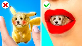 Squid Game Doll Saved a Poor Dog || Genius DIY and Gadgets for 🐶 Pets by Gotcha! Hacks