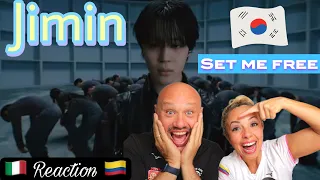 지민 (Jimin) 'Set Me Free Pt.2' Official MV (SUB)| 🇮🇹ITALY AND 🇨🇴COLOMBIAN REACTION |