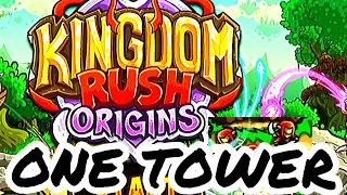 Can You Beat Kingdom Rush Origins With Just One Tower?