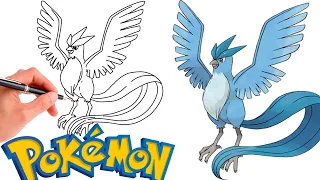 How To Draw ARTICUNO POKEMON #144 | Generation 1