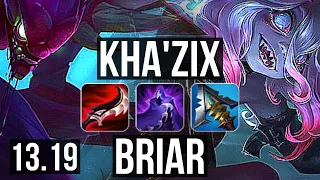 KHA'ZIX vs BRIAR (JNG) | 18/1/2, Legendary, 700+ games | EUW Master | 13.19