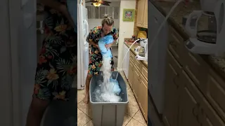 ice water prank on my gf 😂 #shorts