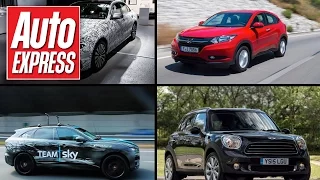 Car news in 90 seconds: Merc E-Class tech, Honda HR-V, Jag F-Pace & car tax