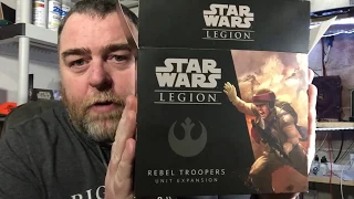 Unboxing Star Wars Legion Rebel Troopers Expansion
