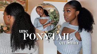 Une Ponytail en 5min