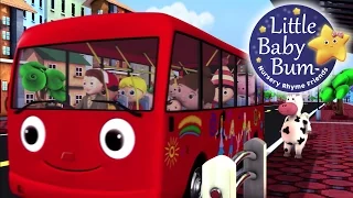 Wheels on The Bus | Nursery Rhymes for Babies by LittleBabyBum - ABCs and 123s