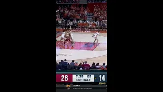 Trayce Jackson-Davis With the Spin Move And-1 vs. Illinois | Indiana Men's Basketball